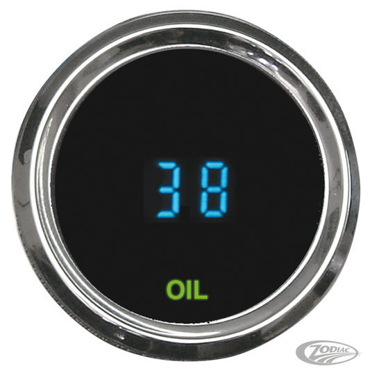 Round Digital Oil pressure gauge For Harley-Davidson