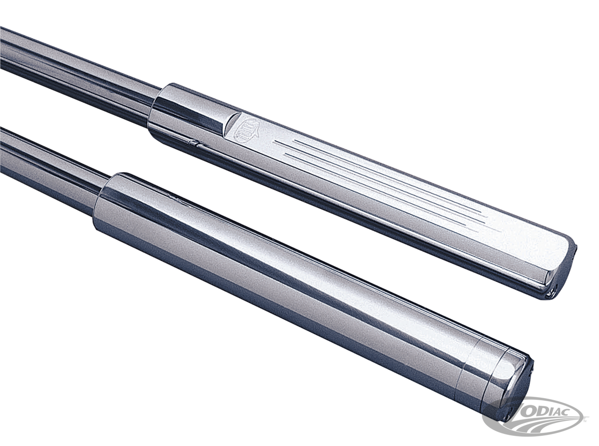 Sliders/Tubes Smooth polished stock 27" For Harley-Davidson