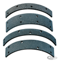 GZP Brake lining set asb. free 5 hole 38 For Harley-Davidson