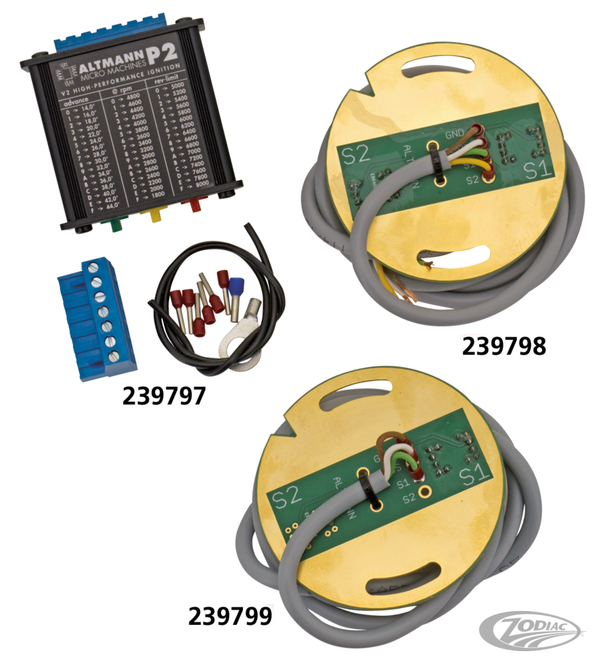 Altmann P2 single/dual fire ign. system For Harley-Davidson