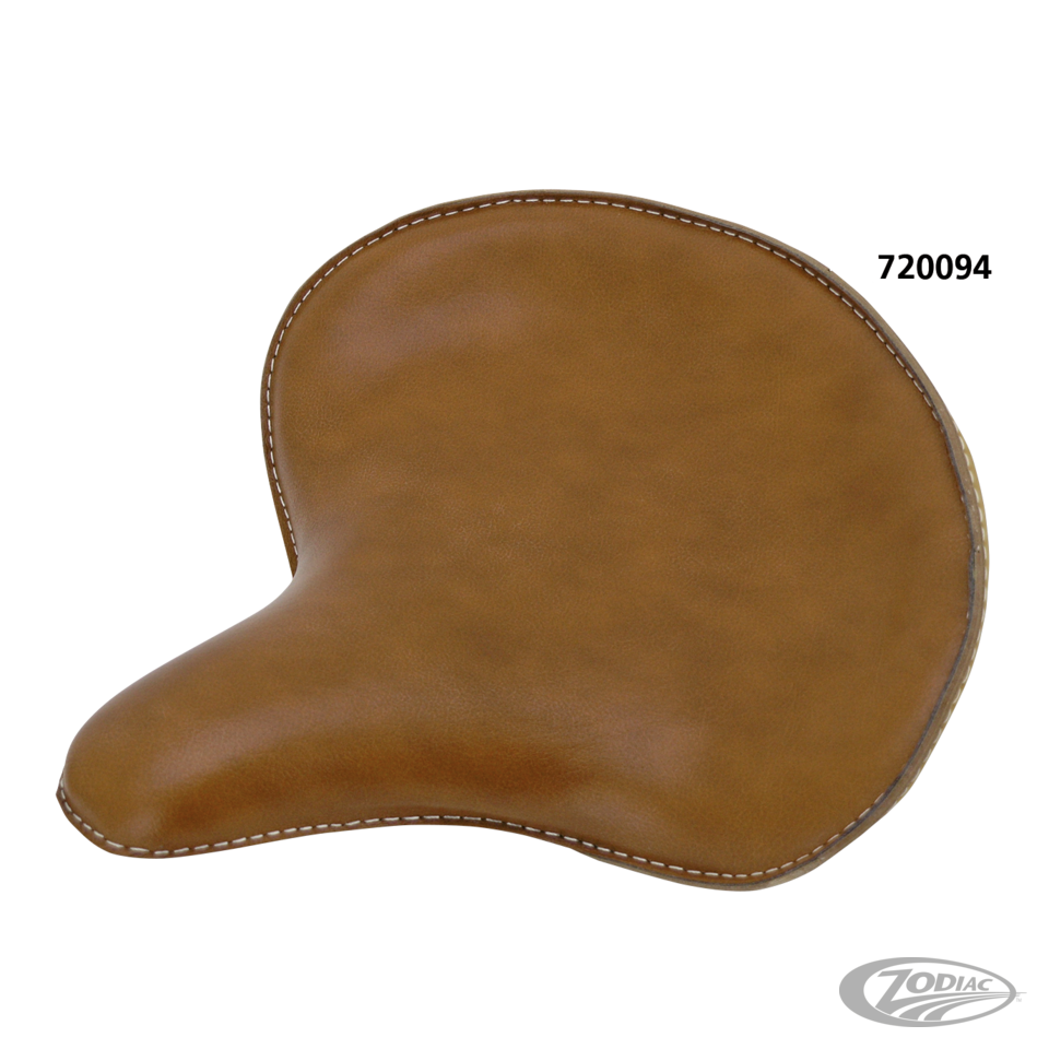 Solo saddle brown with mounting kit For Harley-Davidson