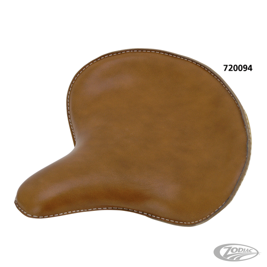 Solo saddle brown with mounting kit For Harley-Davidson