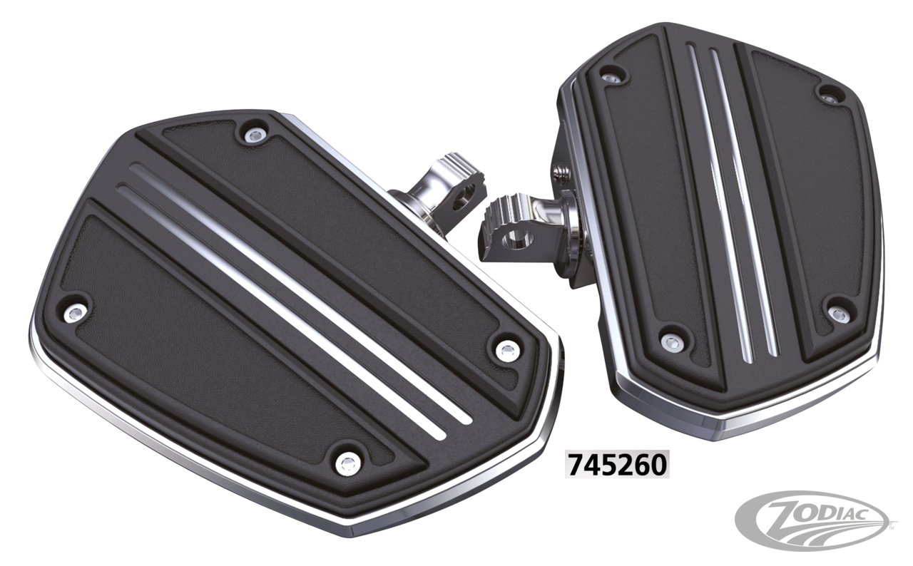 Ciro Rail floorboards Chrome For Harley-Davidson