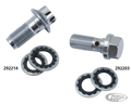 GZP Chrome banjo bolt 3/8"-24 For Harley-Davidson