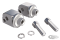 Chrome pass. footrest adapters ST18-up For Harley-Davidson