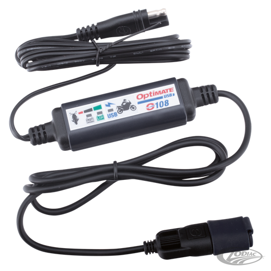 Optimate weather proof SAE to USB adaptr For Harley-Davidson