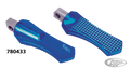 DIAMOND FOOTPEGS BLUE For Harley-Davidson
