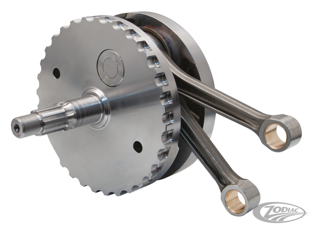 Flywheel, Assembly, 4-3/8" Stroke, SF3, For Harley-Davidson