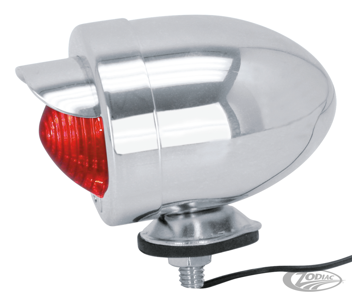 GZP Bullet light red with visor For Harley-Davidson