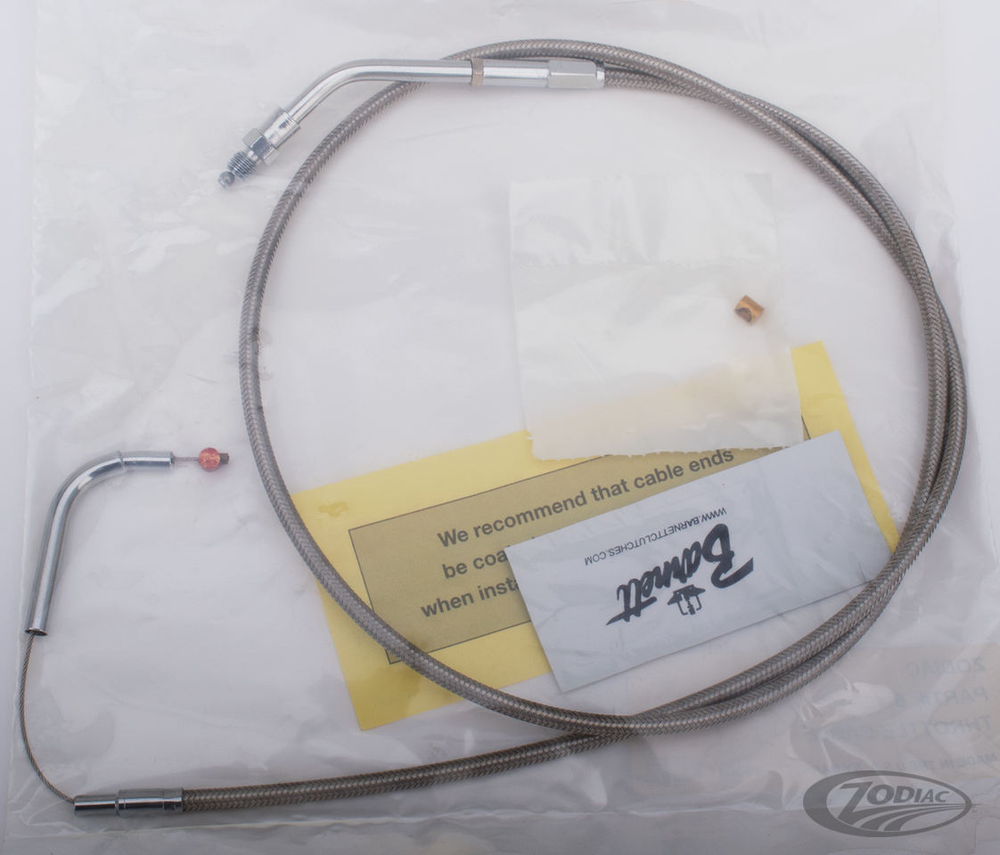 Throttle cable ClearCoat HSR96-up LN=39" For Harley-Davidson