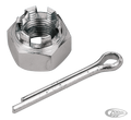 GZP Chrome 5/8-18 castle nut rear axle 8 For Harley-Davidson