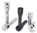 GZP Custom Detonator chrome 4" risers For Harley-Davidson