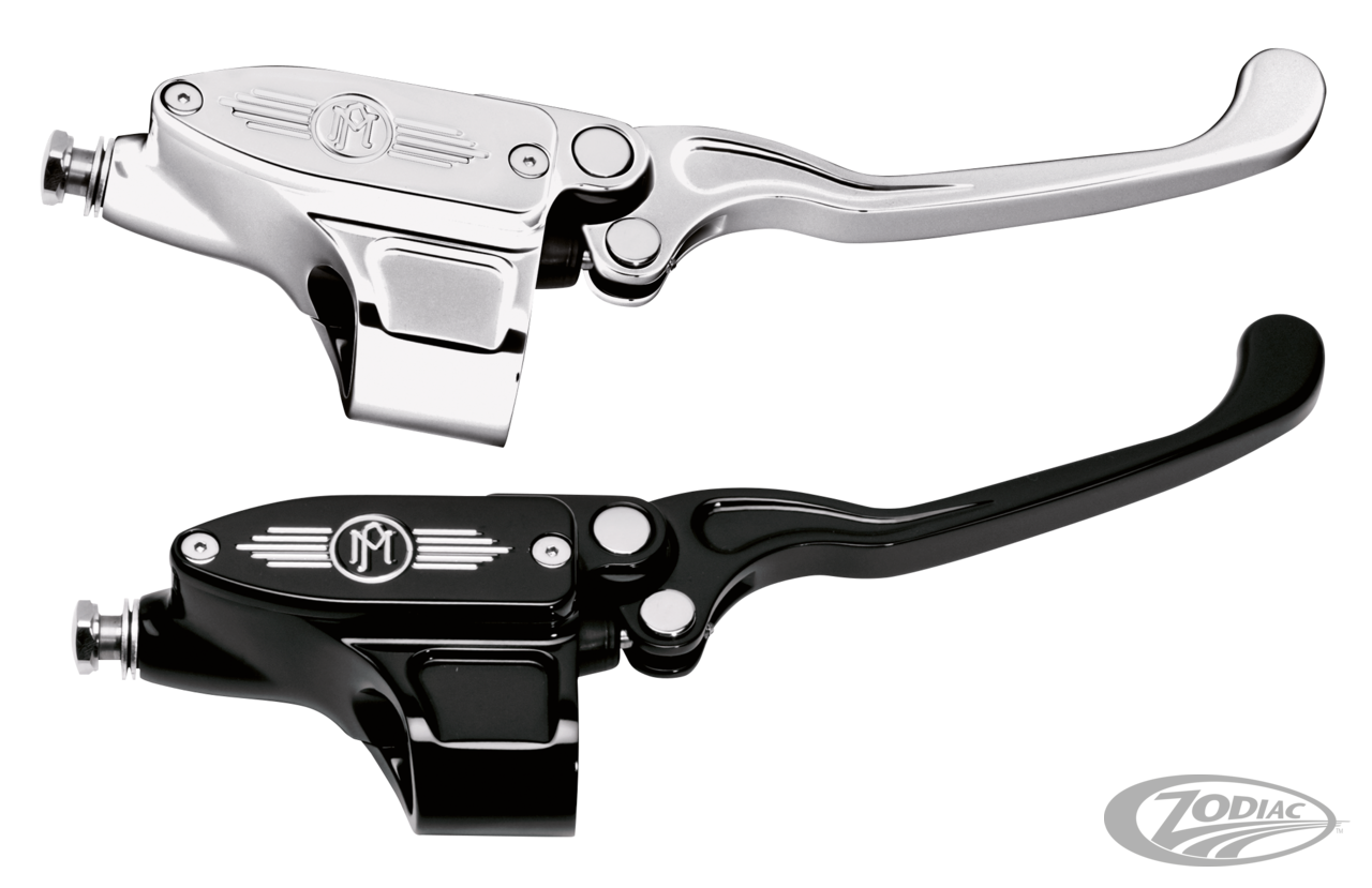 PM chrome HBMC 9/16" Contour For Harley-Davidson
