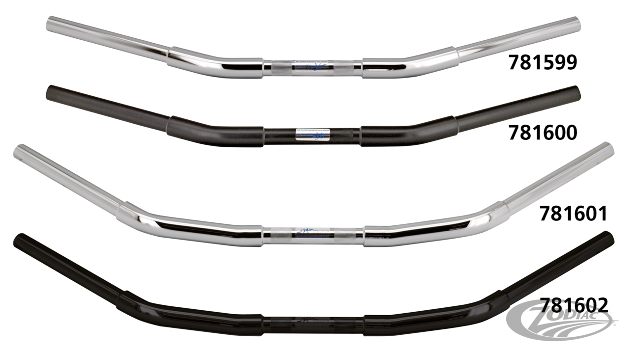 Fat Dragbar D=1.25" W=820mm 3hole chrome For Harley-Davidson