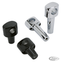 GZP Chrome 3" riser set for 1" handlebar For Harley-Davidson