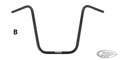 Apehanger "X-High" H=460mm  82-up Black For Harley-Davidson