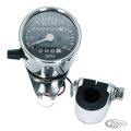 GZP Mini Speedo MPH w/trip meter + clamp For Harley-Davidson