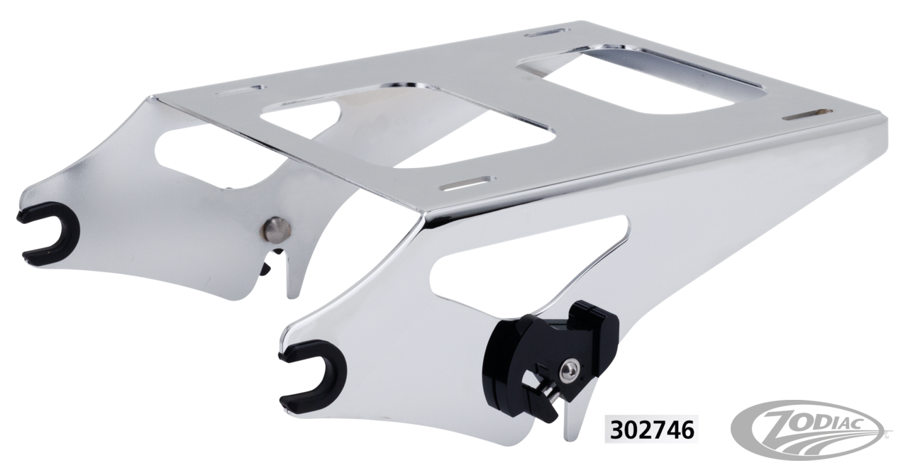 GZP Chr detacheable tour box mount 14-UP For Harley-Davidson