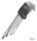 9Pc Allen wrench set long 1/16"-3/8" For Harley-Davidson