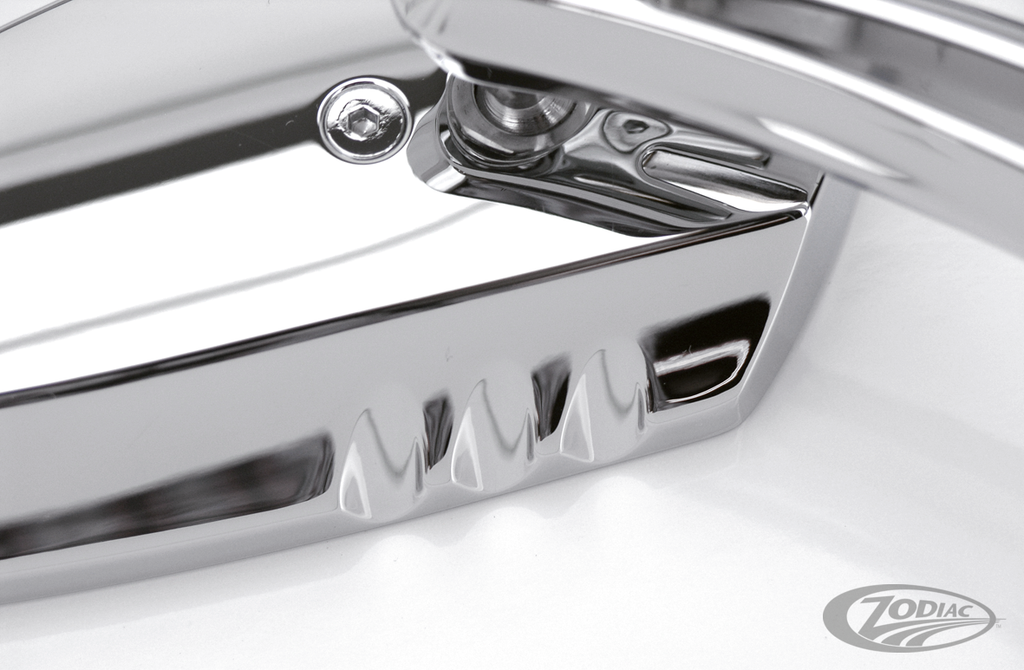 GZP Custom Shrike mirror set chrome For Harley-Davidson