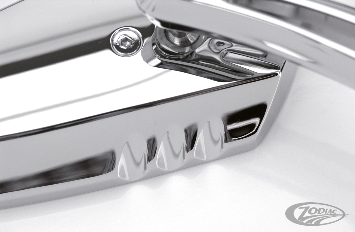 GZP Custom Shrike mirror set chrome For Harley-Davidson