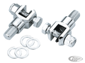 GZP Chrome footpeg supports F*ST84-99 For Harley-Davidson