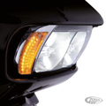 Fang Headlight Bezels FLTR15-up Black For Harley-Davidson