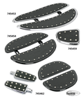 Banana Footboard chrome 19" For Harley-Davidson