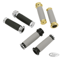 GZP Chrome 4-Cross T-II Grip set For Harley-Davidson