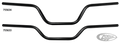 7/8"HandlebarsStreetTrack 4"BLKnodimpled For Harley-Davidson