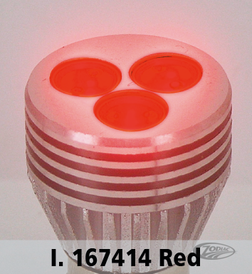 GZP SINGLE FM-3 LED BULB RED BA15S For Harley-Davidson