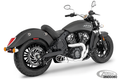 FREEDOM INDIAN SCOUT 2:1 SHORTY CH/CH For Harley-Davidson
