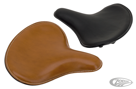 KR/Bobber style brown leather seat For Harley-Davidson