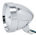 GZP Chrome billet alu 5.75" headlight E For Harley-Davidson