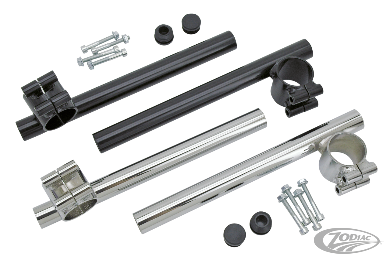 Chrome Clip-Ons for 39mm forks For Harley-Davidson