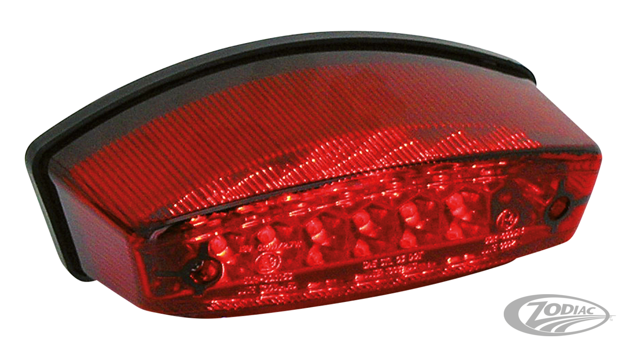 GZP Red LED Hellfire taillight EU approv For Harley-Davidson