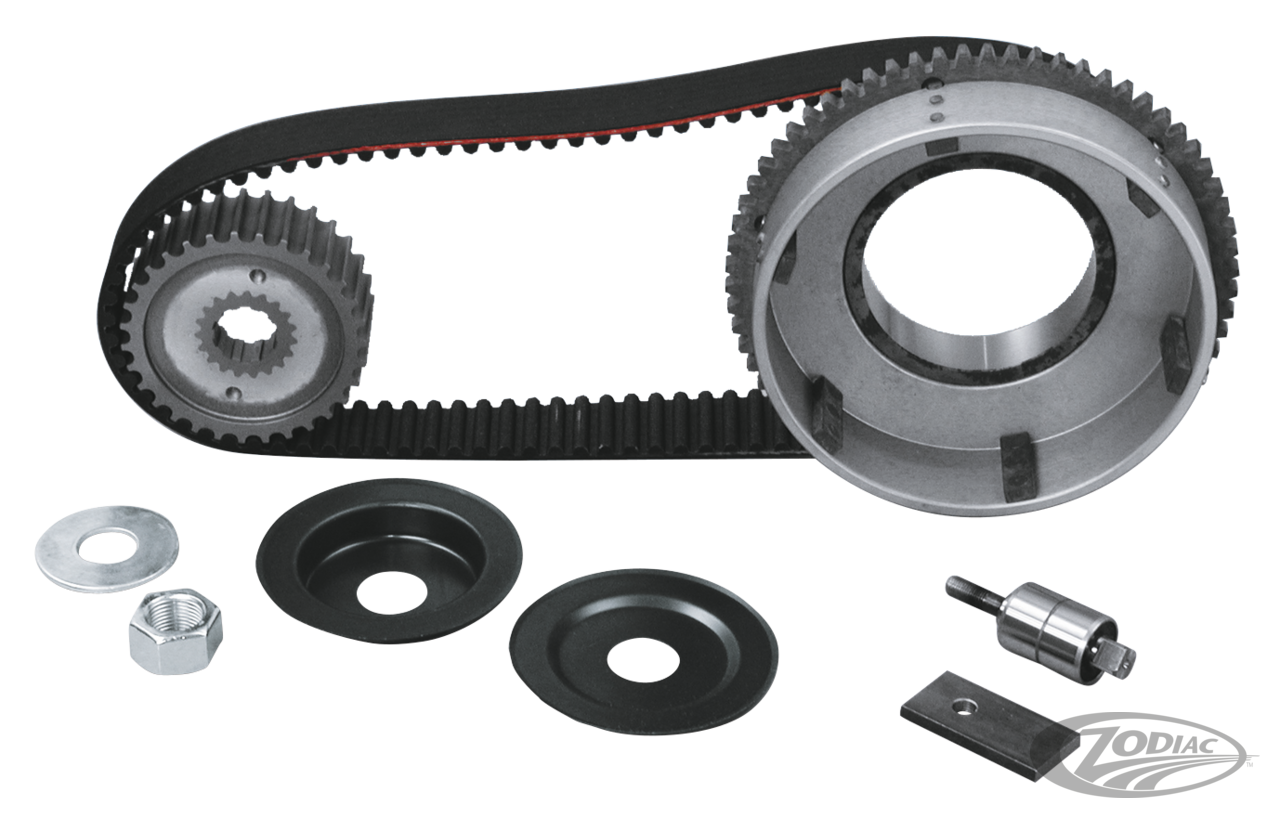 1 1/2" belt kit 11mm kick taper 1936-54 For Harley-Davidson