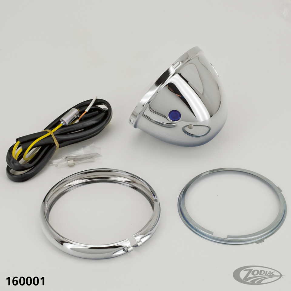 GZP Drive/Spot light shell 4-1/2" For Harley-Davidson