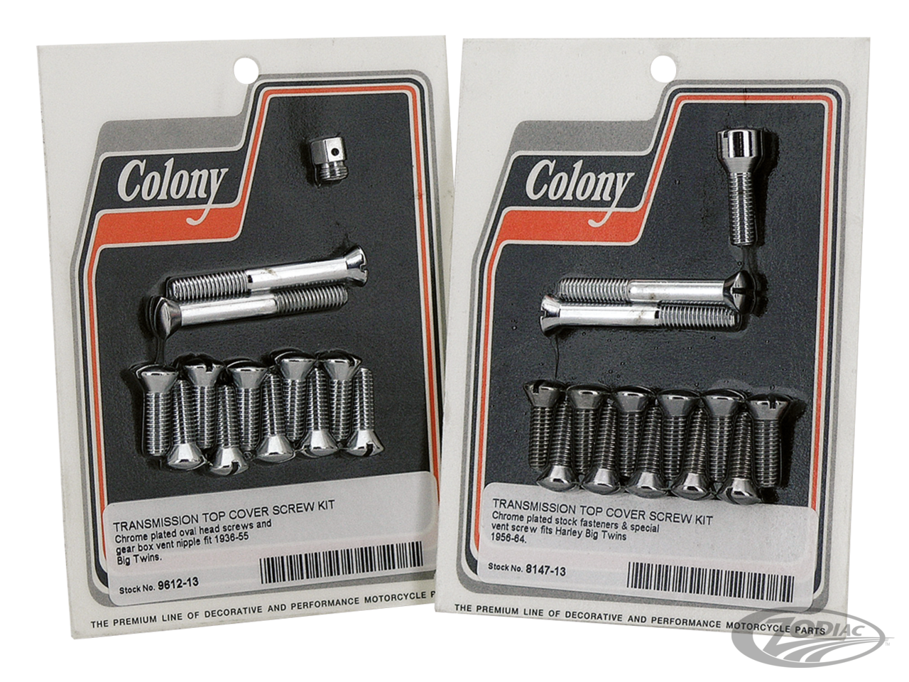 Trans top cover screw kit BT36-55 Chr For Harley-Davidson