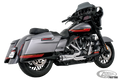 US OUTLAW LOW 2-1 CH/SCLPTD FLH/T17-UP For Harley-Davidson