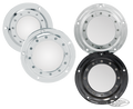 Rick's Billet C-thru derby cover 3-hole For Harley-Davidson
