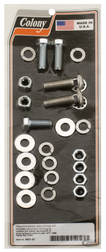 Transmission mounting kit BTL77-86 Zinc For Harley-Davidson