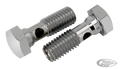 GZP Chr breatherbolts 1/2"-13 Pair For Harley-Davidson
