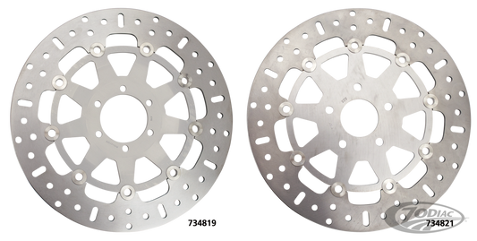 EBC Floating FR/RR disc Victory 04-up For Harley-Davidson