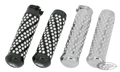 Spiral grips Polished For Harley-Davidson