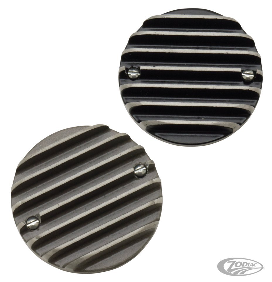Clr ribbed Timer cover BT70-99 & XL04-up For Harley-Davidson