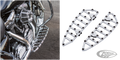 Ness MX Billet Floorboards - Chrome For Harley-Davidson
