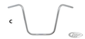 Apehanger "High" H=400mm up to '81 For Harley-Davidson