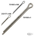 100pck 1/16"x1/2" cotter pin For Harley-Davidson