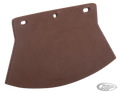 Flap mudguard brown leather For Harley-Davidson